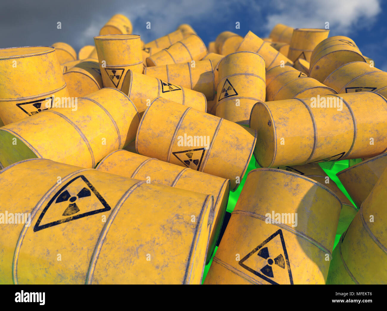 Radioactive symbol 3d hi-res stock photography and images - Alamy