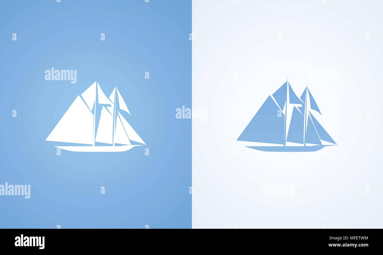 Icon of Sailing Ship Stock Vector Image & Art - Alamy