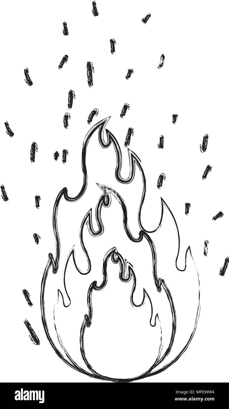 fire flame isolated icon Stock Vector Image & Art - Alamy