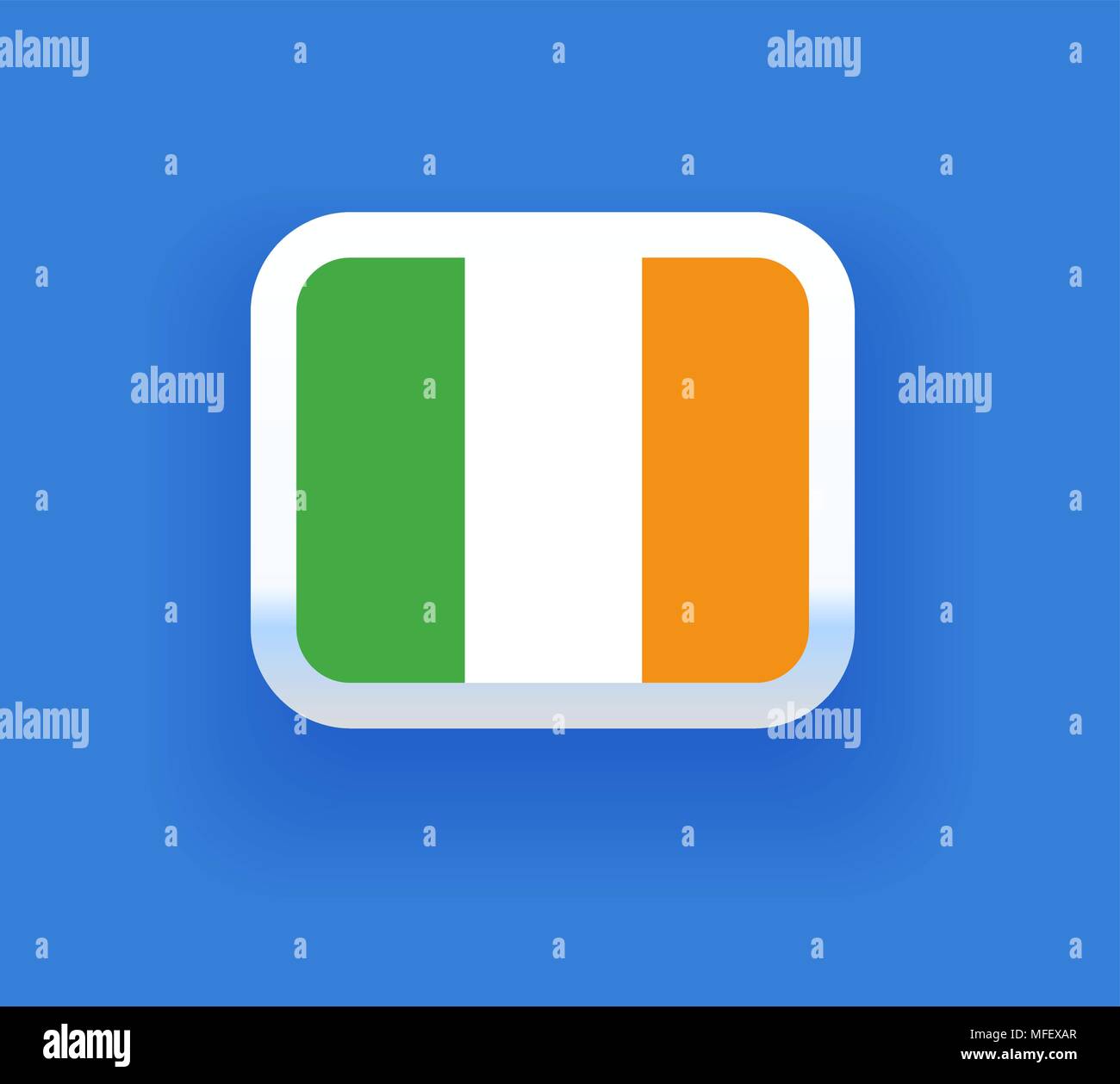 Flag of Ireland Stock Vector