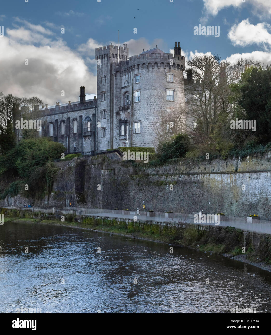 12th Century Kilkenny Castle, Kilkenny, Ireland, Europe Stock Photo
