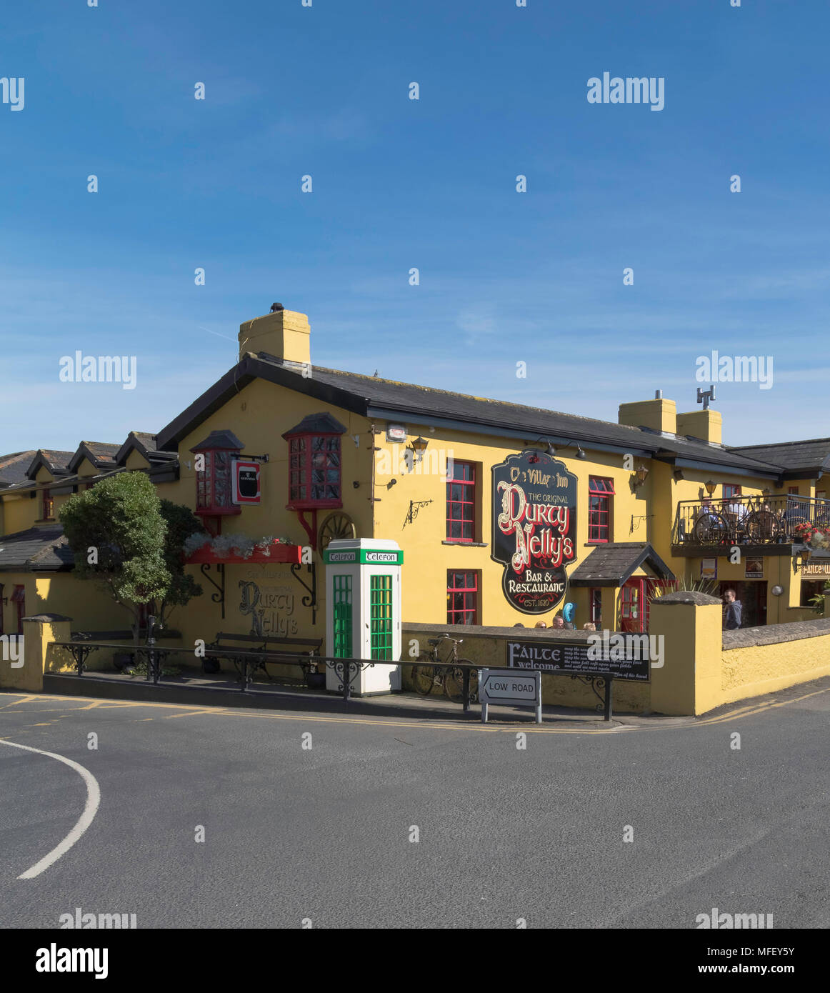The Original Durty Nelly's Irish Pub, Bunratty, Limerick, Ireland, Europe Stock Photo