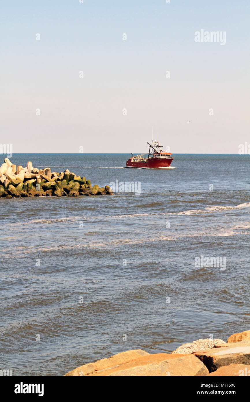Fishing boats point pleasant new hires stock photography and images