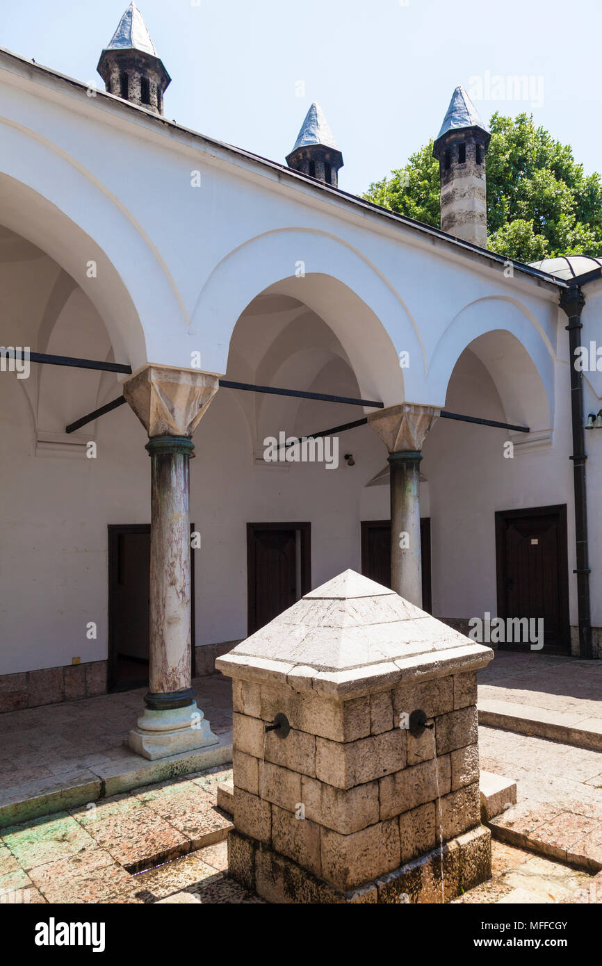 The Hammam in the Gazi Husrev-beg's Mosque, Sarajevo, Bosnia and Herzegovina Stock Photo