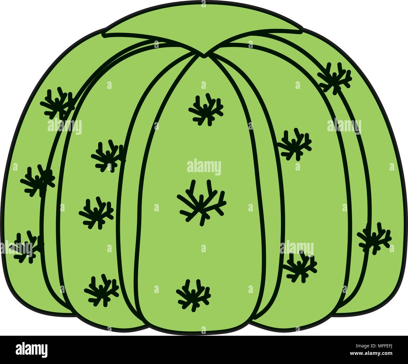 color desert natural and exotic cactus plant Stock Vector Image & Art ...