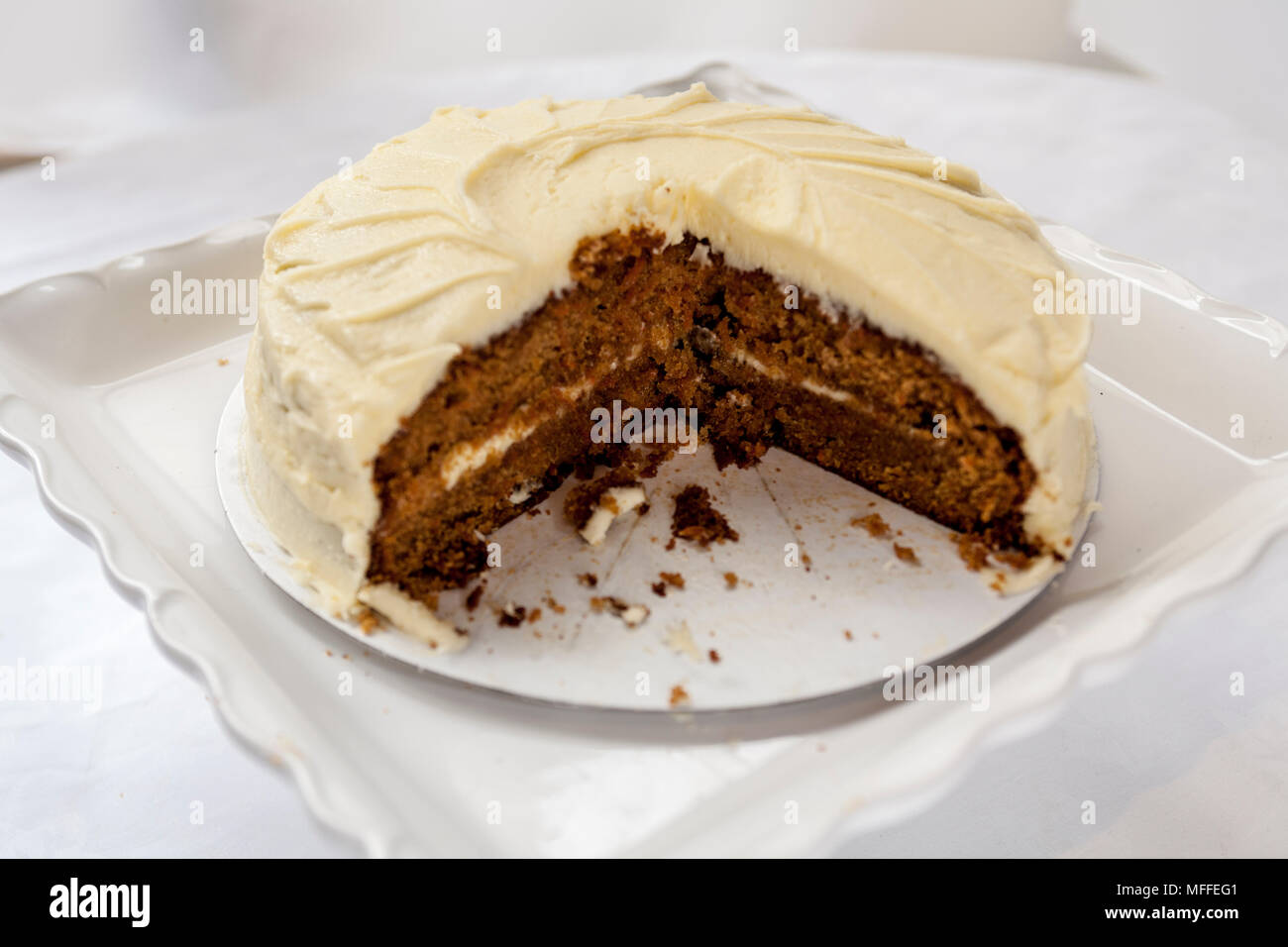 Creamy Cake Stock Photo