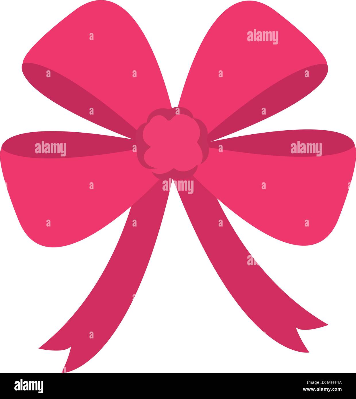 cute ribbon bow accesory design Stock Vector Image & Art - Alamy