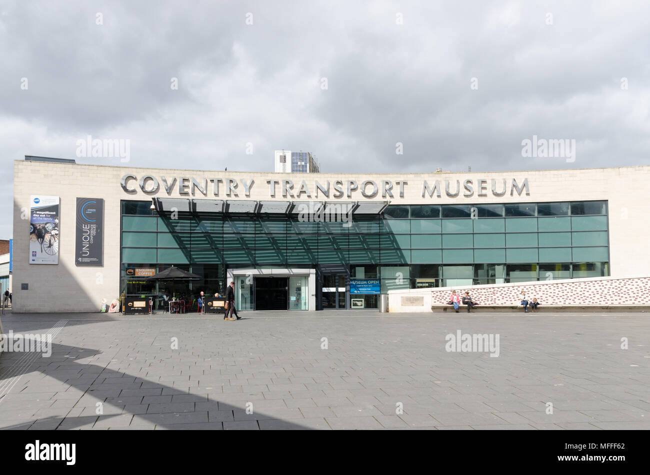 Coventry Transport Museum in the centre of Coventry,UK Stock Photo