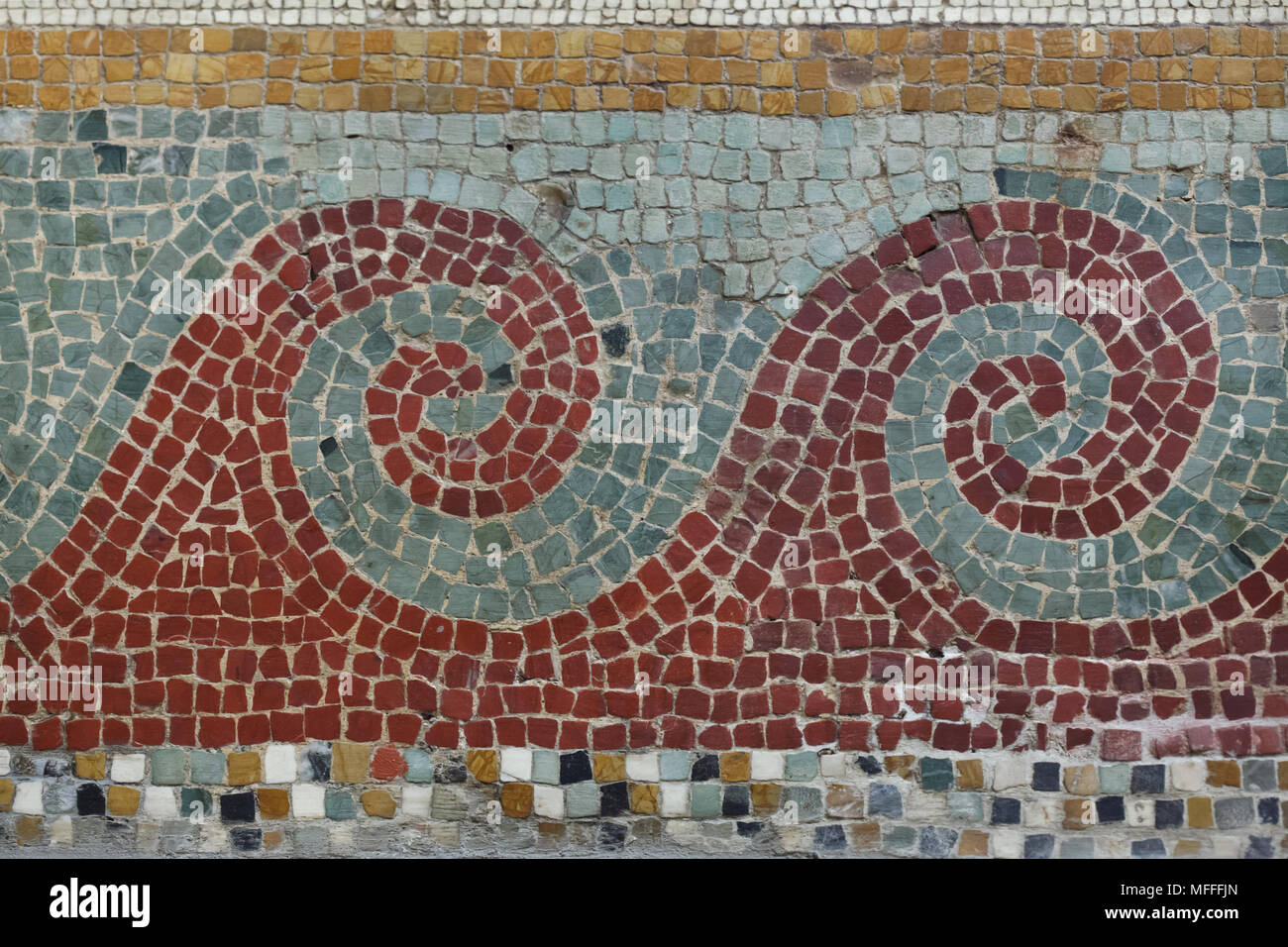 Vitruvian wave, also known as the Vitruvian scroll depicted in the