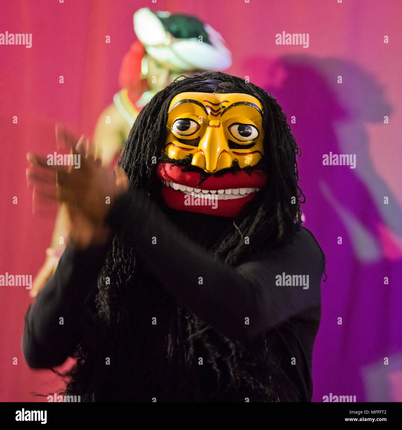 Traditional Sri Lanka Mask Dance High Resolution Stock Photography and ...