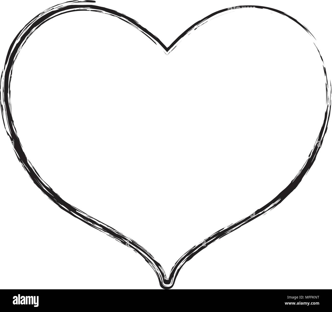 grunge passion heart symbol design of love Stock Vector Image & Art - Alamy