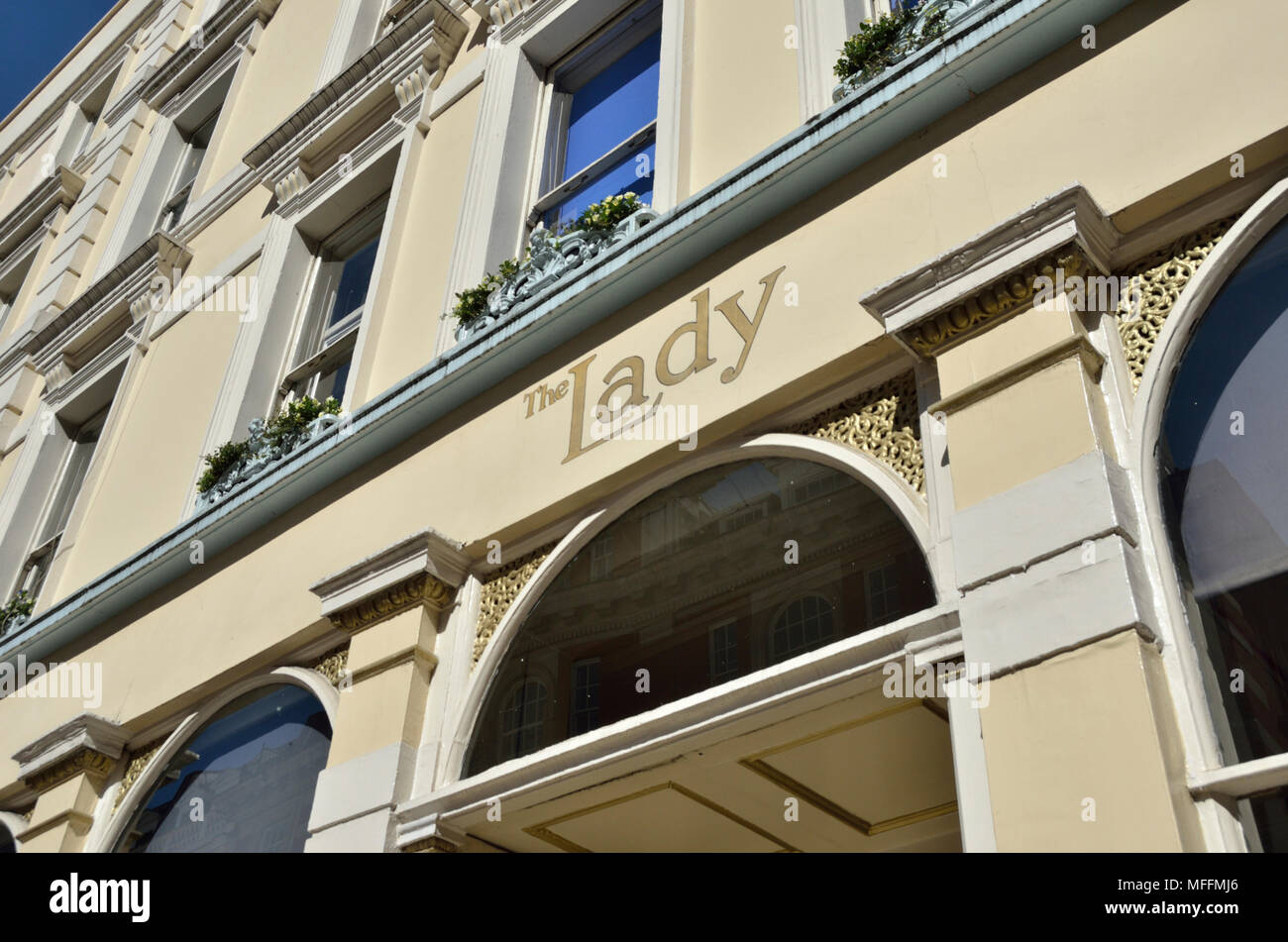 The Lady magazine headquarters in Covent Garden, London, UK. Stock Photo