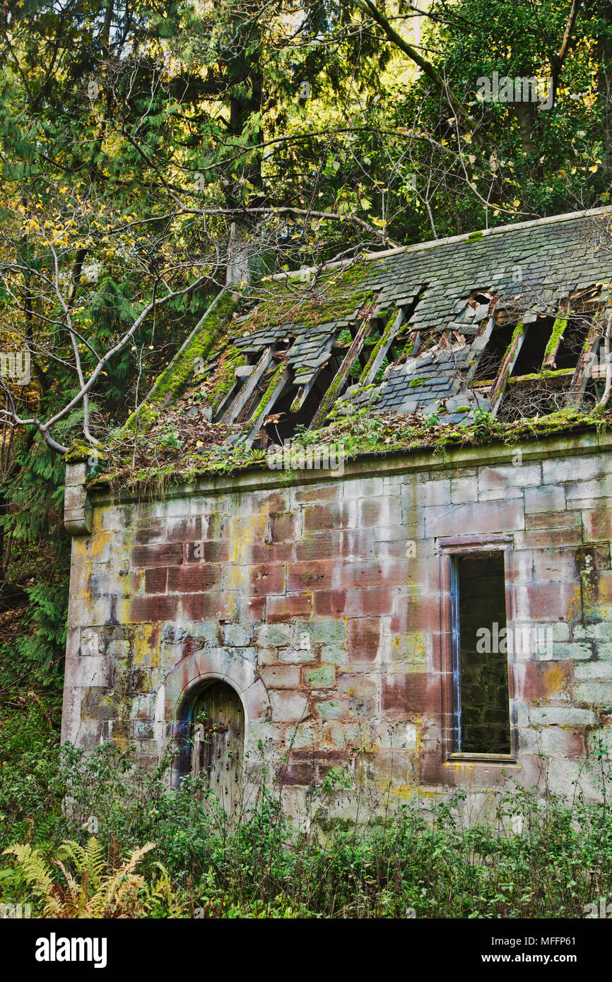 Scottish ruin. Stock Photo