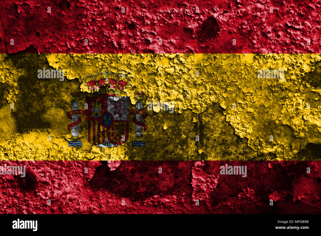 Old Spain grunge background flag Stock Photo - Alamy