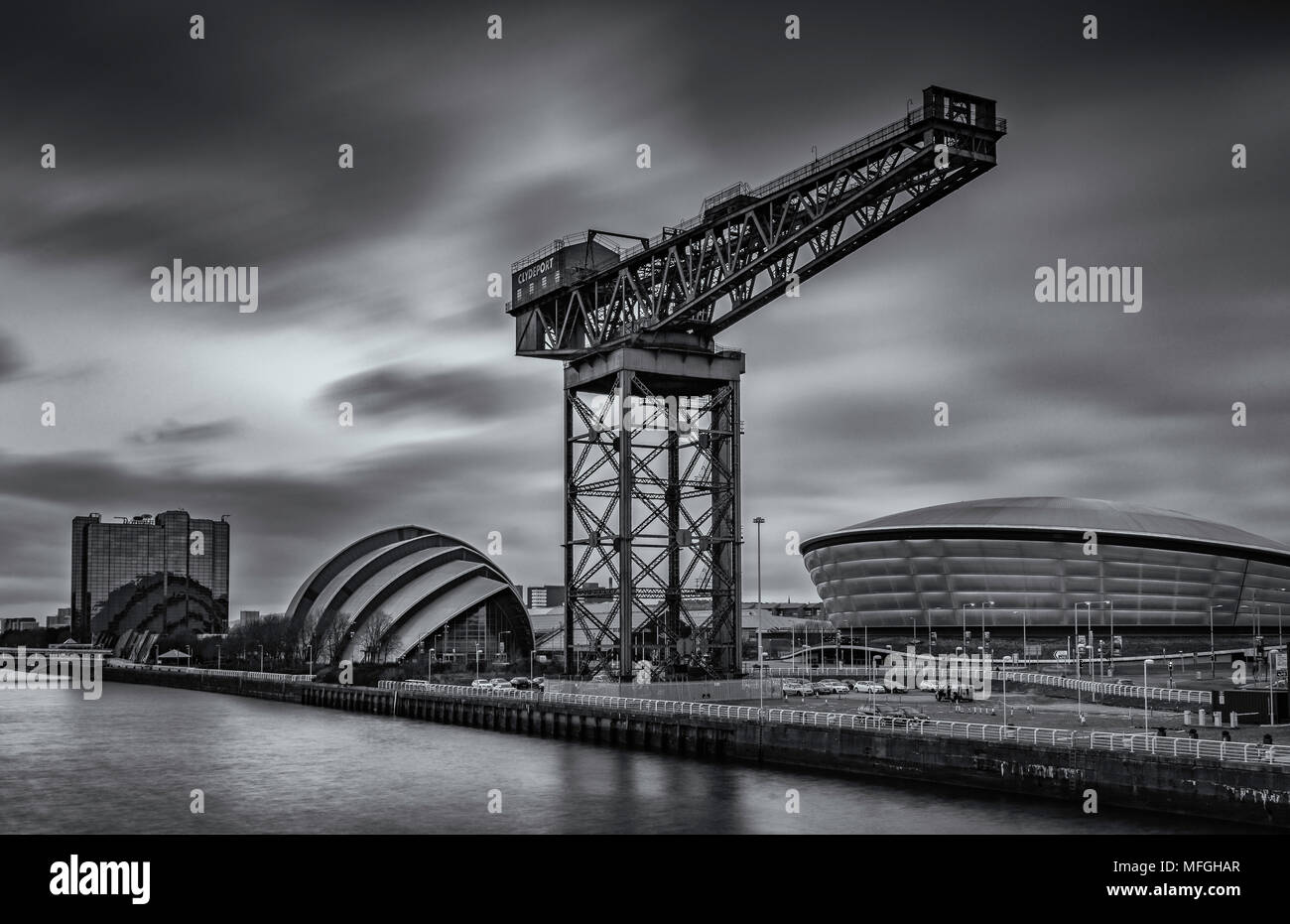 The River Clyde, Glasgow, Scotland, United Kingdom Stock Photo