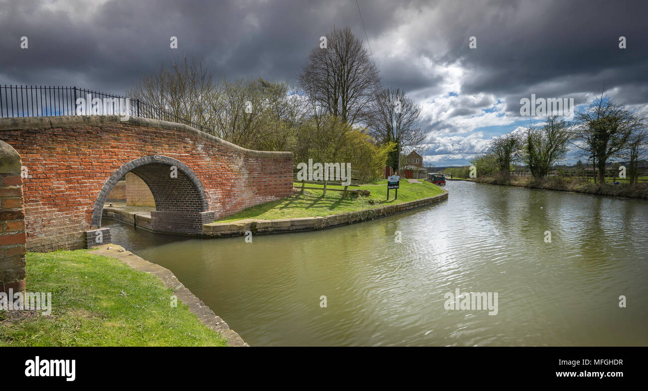 The Chesterfield Canal Stock Photo