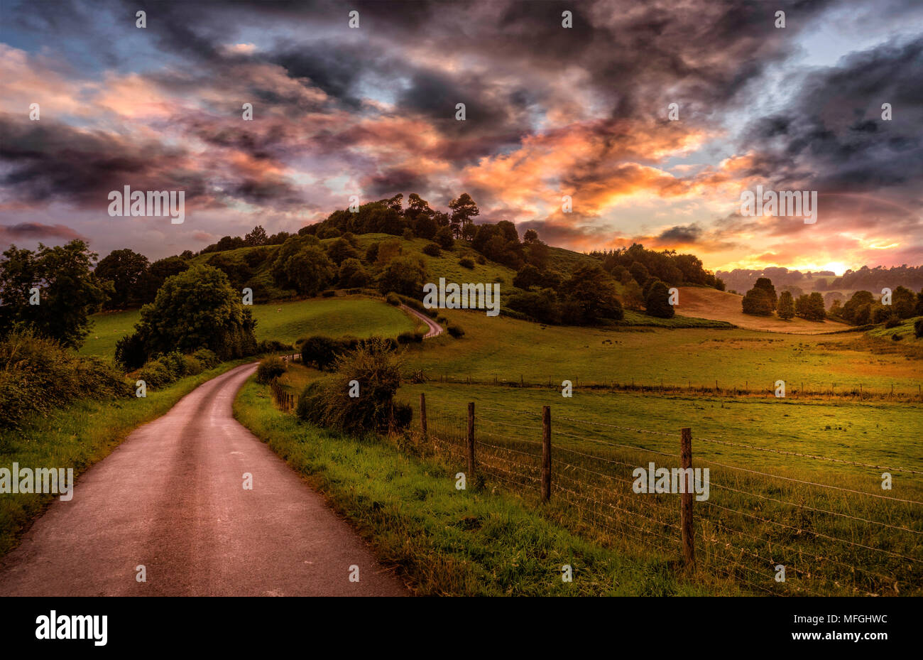 Yorkshire Landscape Stock Photo
