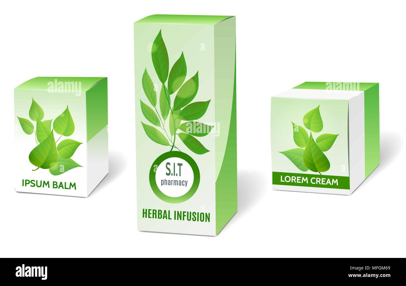 Herbal medicine packaging Stock Vector Image & Art Alamy