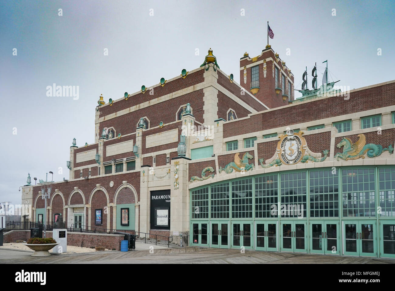 The Convention Hall in Asbury Park, New Jersey, in the United States