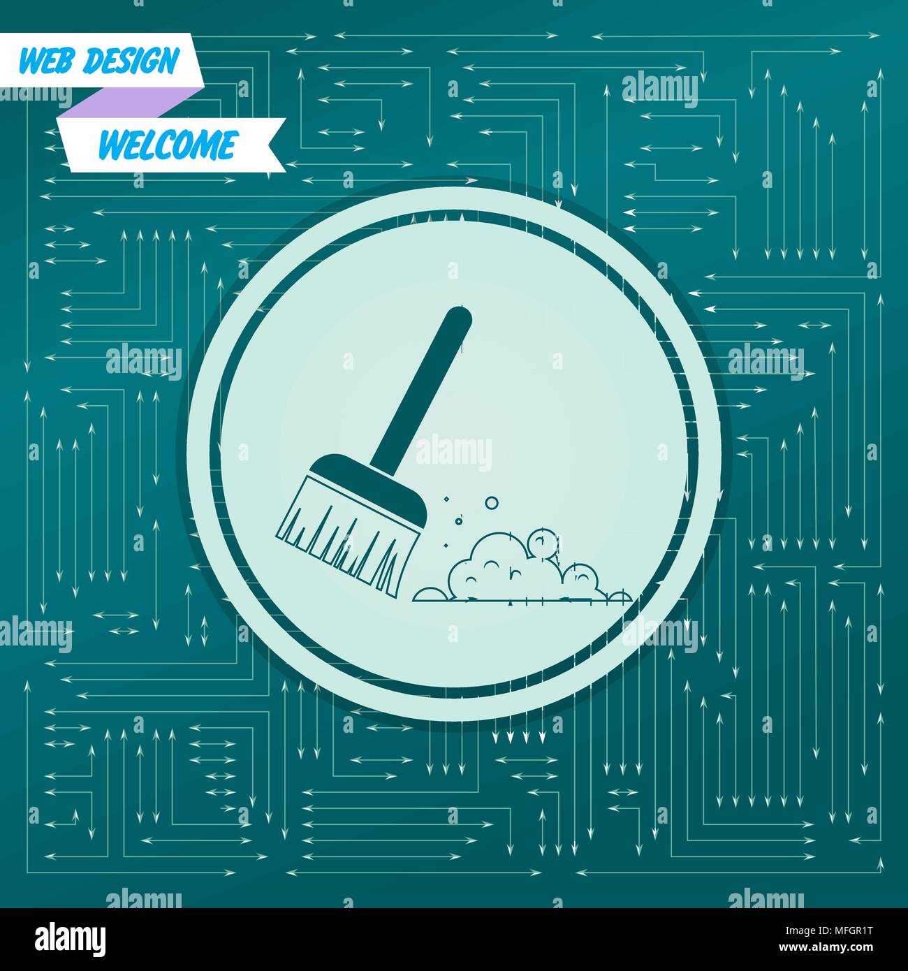 Sweeping arrows Stock Vector Images Alamy