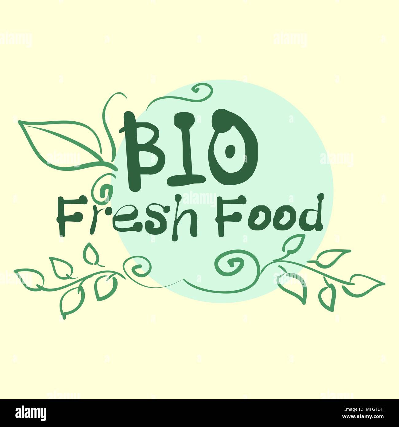 Flat Label Collection Of 100 Organic Product And Premium Quality Natural Food Badge Elements Isolated