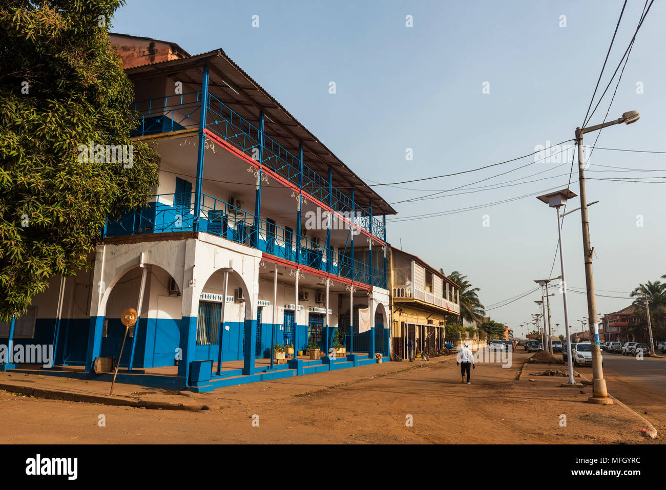 Old Portuguese architecture, Bissau, Guinea Bissau, West Africa, Africa
