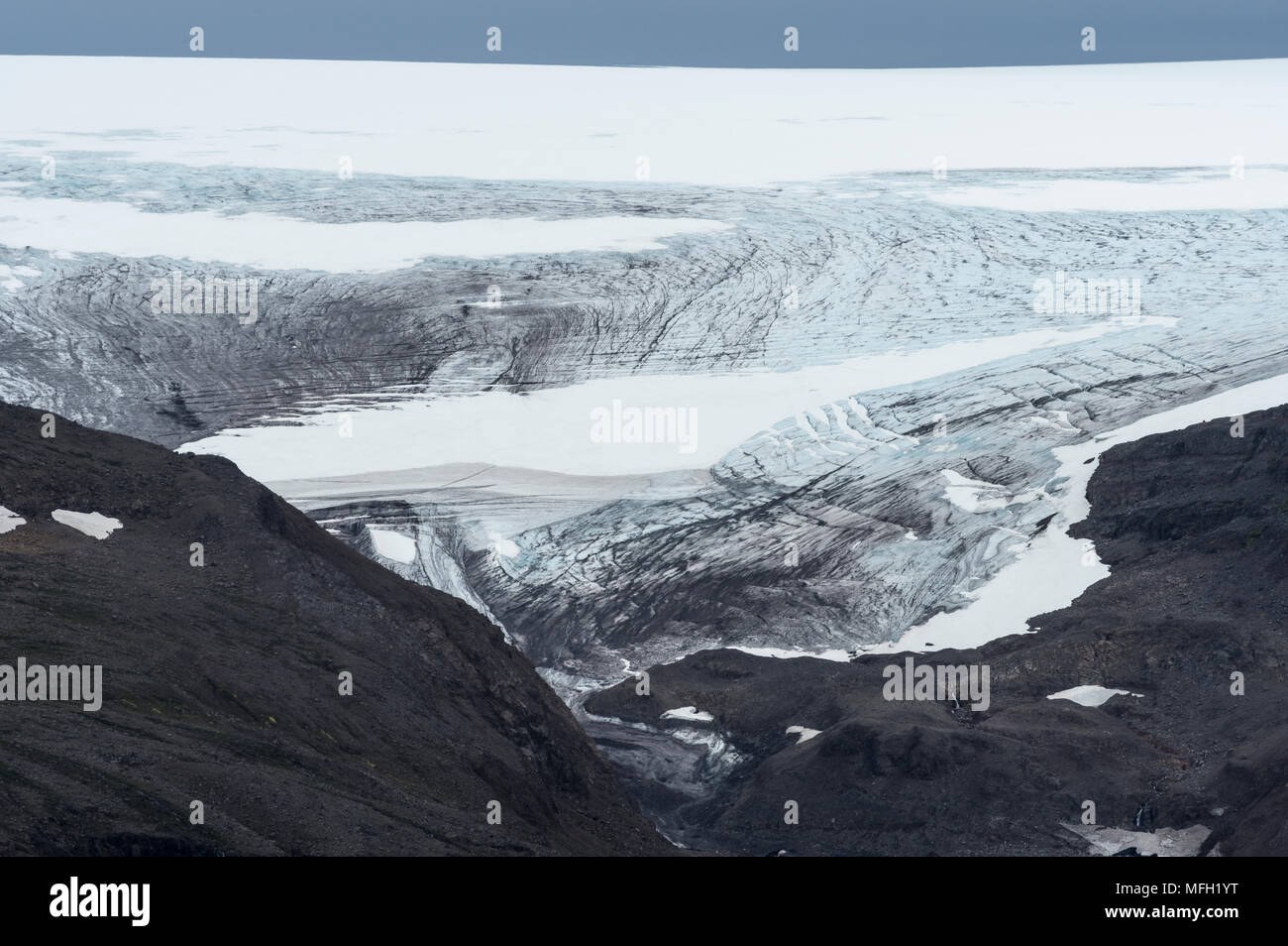 Drangajokull Glacier, Westfjords, Iceland, Polar Regions Stock Photo