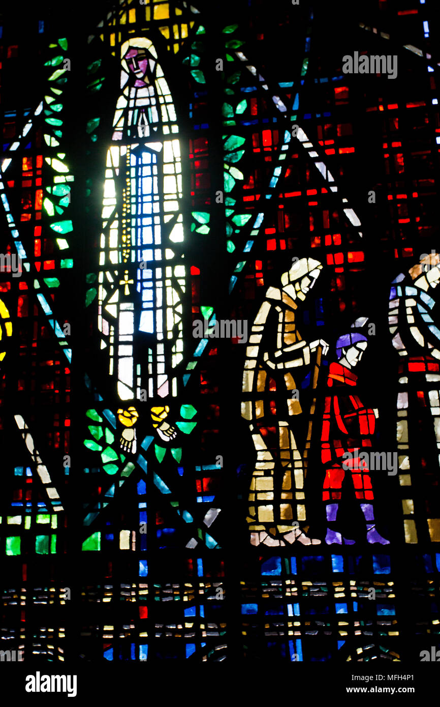 Notre Dame de Lourdes, Catholic Church, Casablanca, Morocco Stock Photo