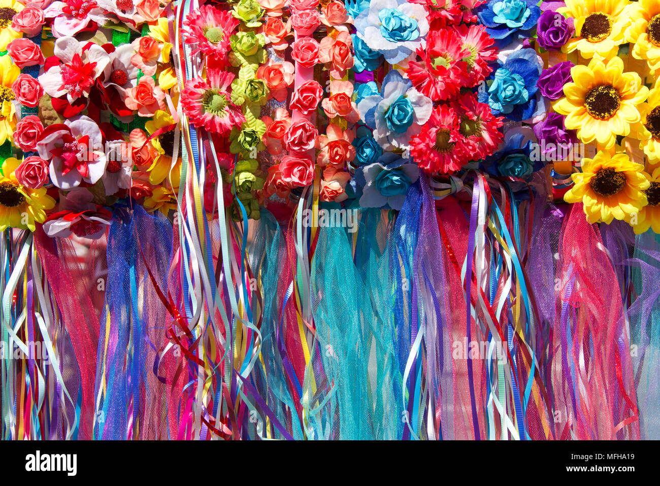 Rainbow of ribbons hi-res stock photography and images - Alamy