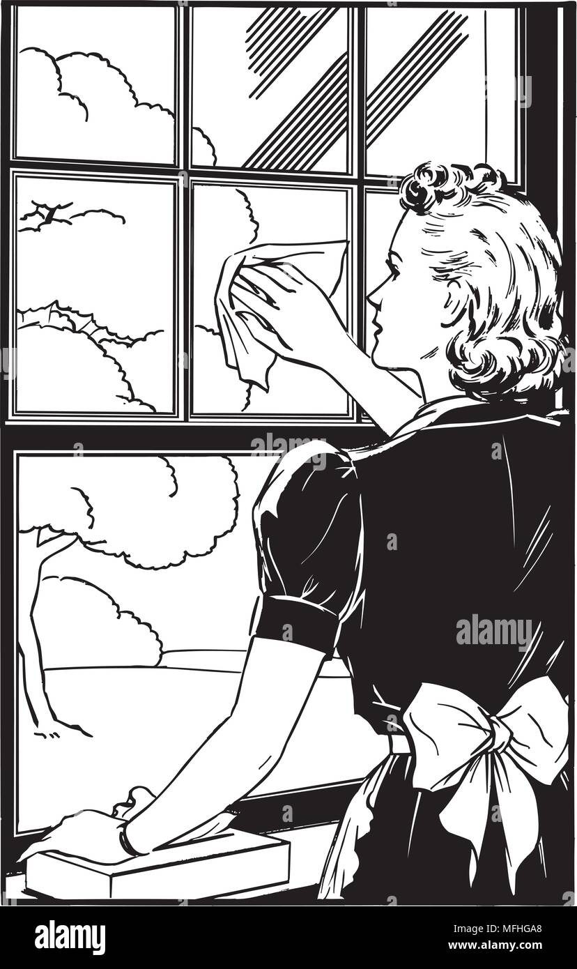 1950s housewife cleaning hires stock photography and images Alamy