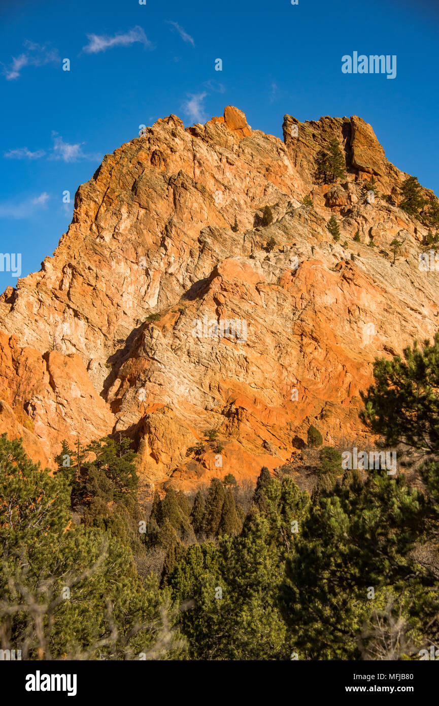 Garden of the Gods in Colorado Springs, Colorado, USA Stock Photo