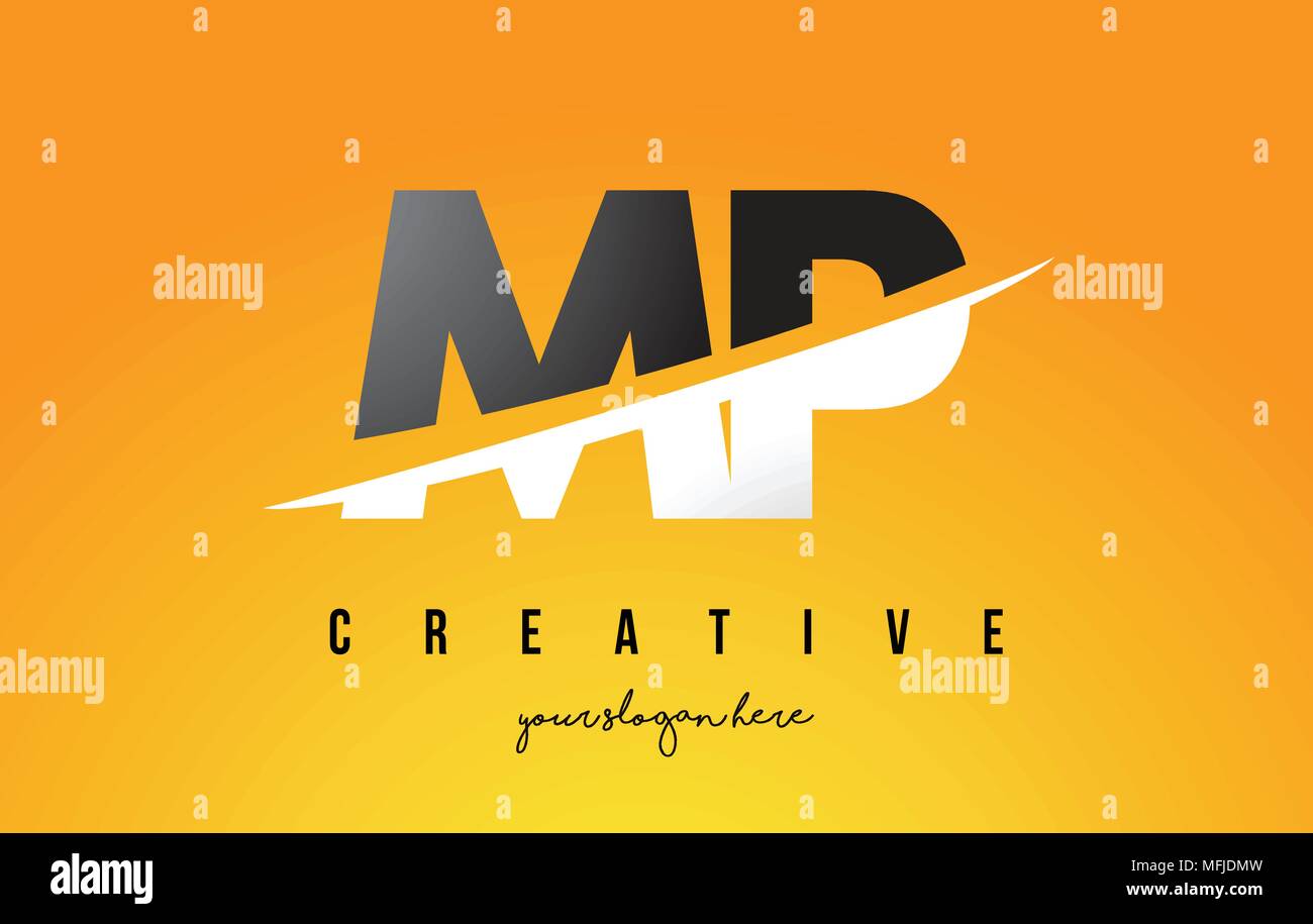 Monogram MP Logo Design By Vectorseller