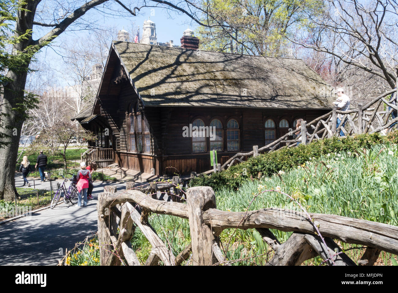 Swedish Cottage Theatre in Central Park, NYC, USA Stock