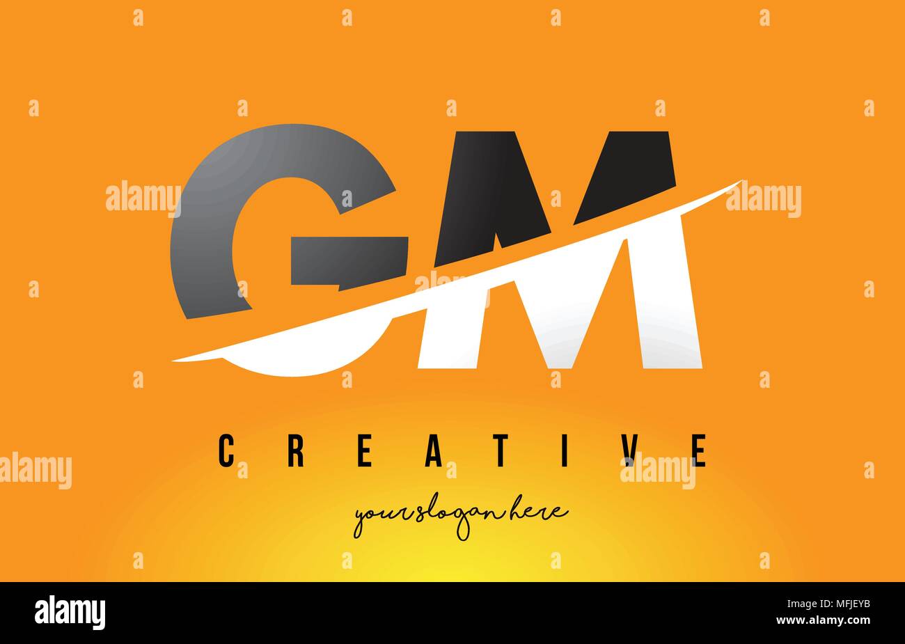 Premium Letter GM Logo Design with water wave concept. GM letter logo  design with modern trendy in 2023