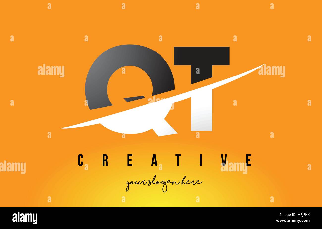 Qt logo Stock Vector Images Alamy