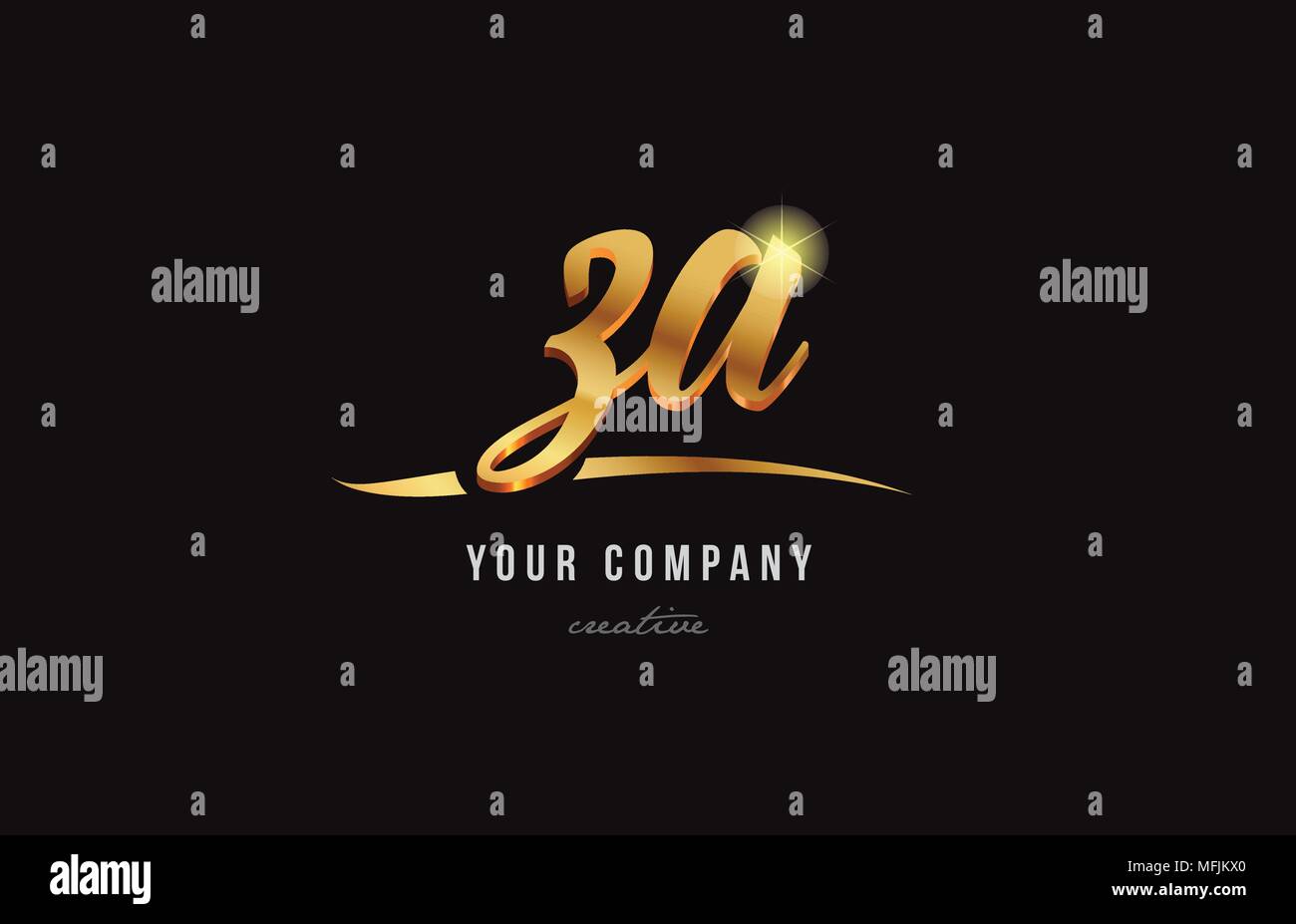 gold golden alphabet letter za z a logo combination design suitable for ...