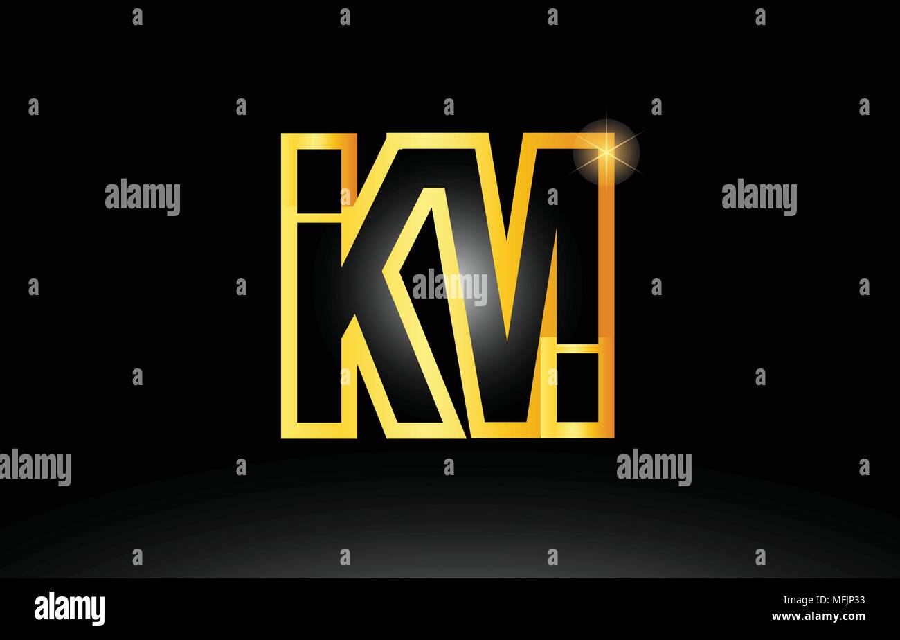 Letter km logo hi-res stock photography and images - Alamy