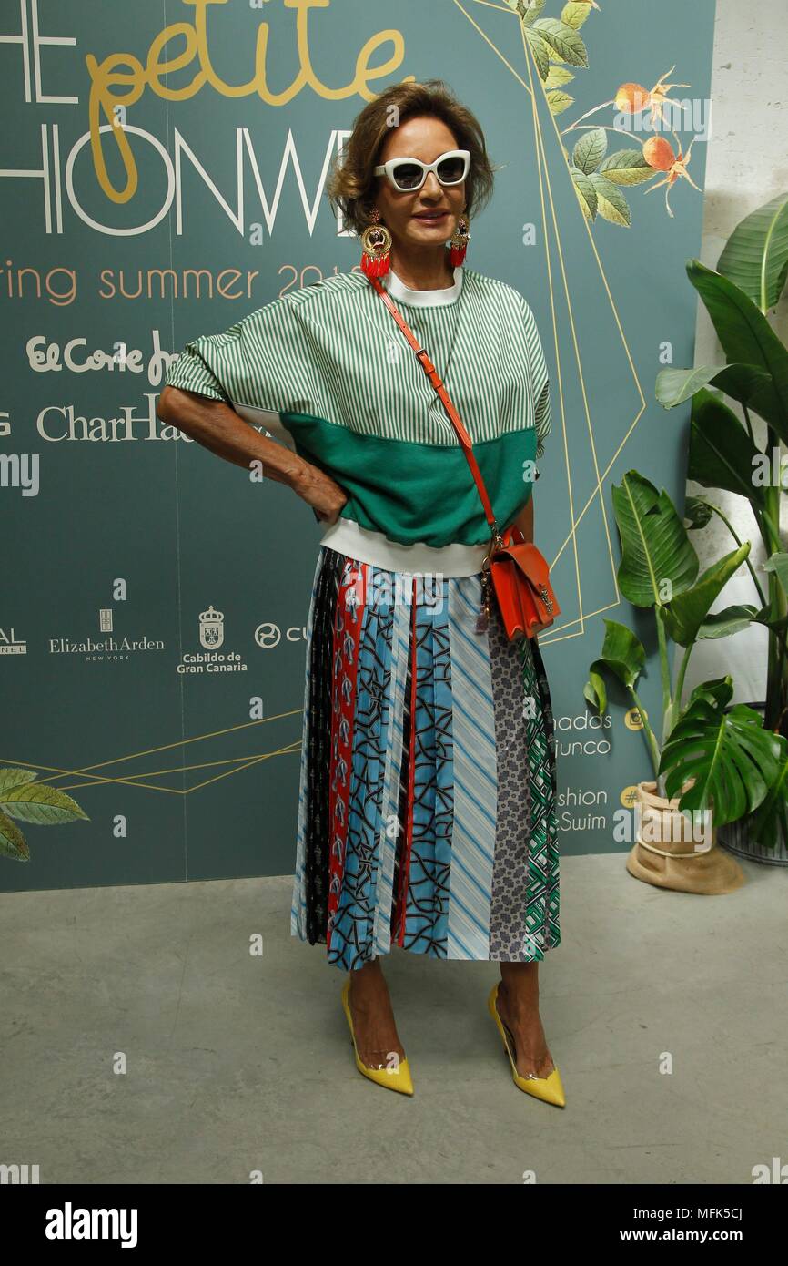 Diversas celebridades asisten a la muestra de moda infantil Charhadas Petite Fashion Week. Photo Jose Cuesta 261 Cordon Press Nati Abascal. Cordon Press Stock Photo Alamy