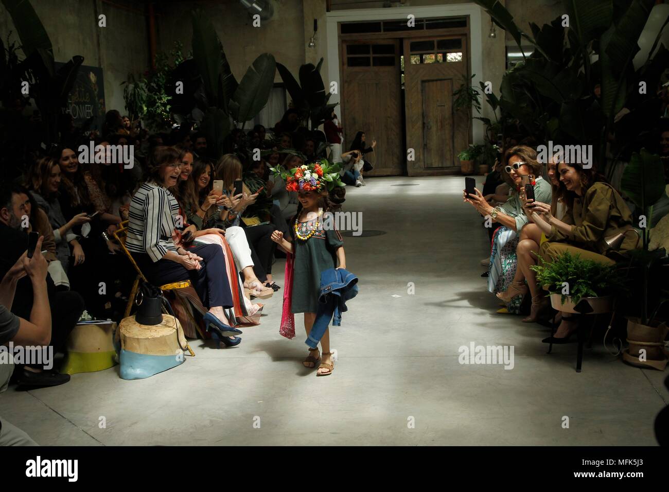 Diversas celebridades asisten a la muestra de moda infantil Charhadas Petite Fashion Week. Photo Jose Cuesta 261 Cordon Press Cordon Press Stock Photo Alamy