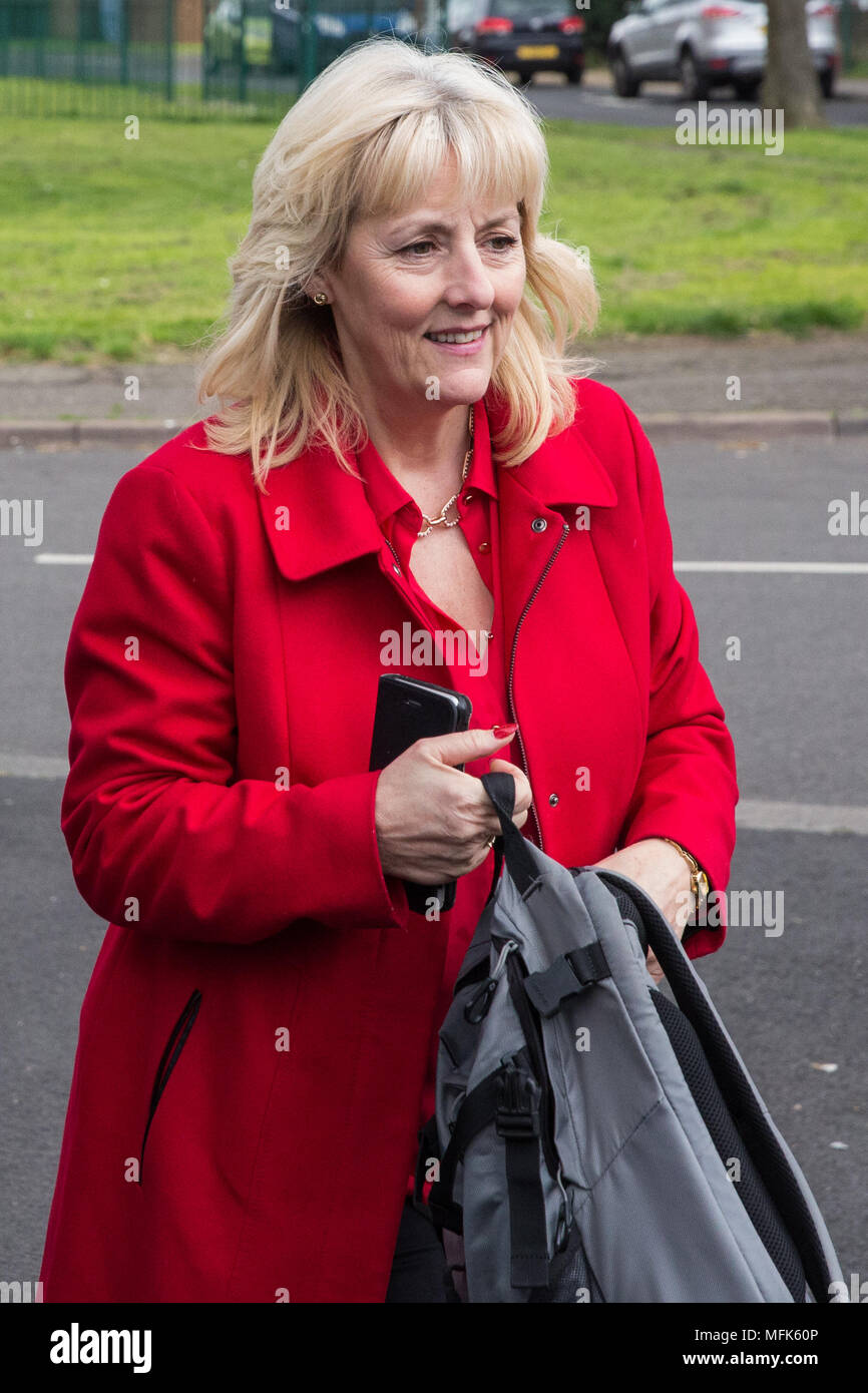 West Drayton, UK. 26th April, 2018. Jennie Formby, General Secretary of