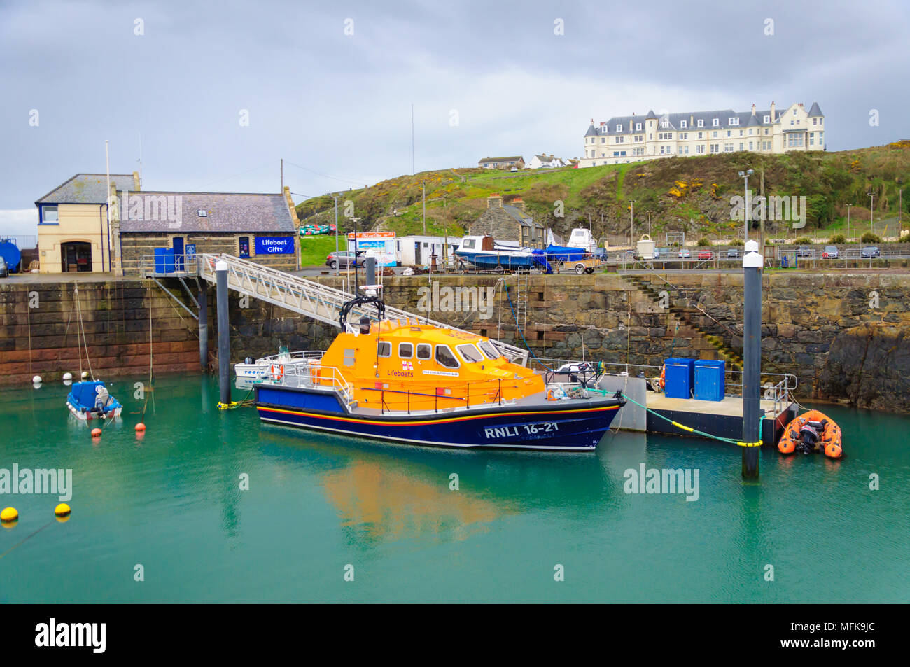 RNLI Lifeboat Station, Portpatrick, Dumfries & Galloway, Scotland, UK ...