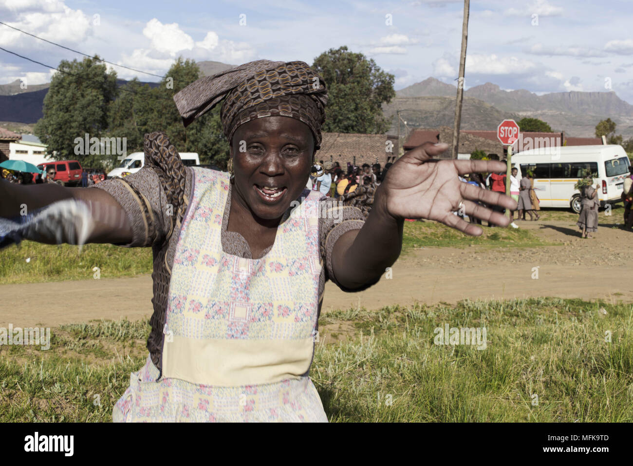 Matatiele, Eastern Cape, South Africa. 29th Dec, 2017. Xhosa people are awaiting the initiates to return from the mountains. Credit: Stefan Kleinowitz/ZUMA Wire/Alamy Live News Stock Photo