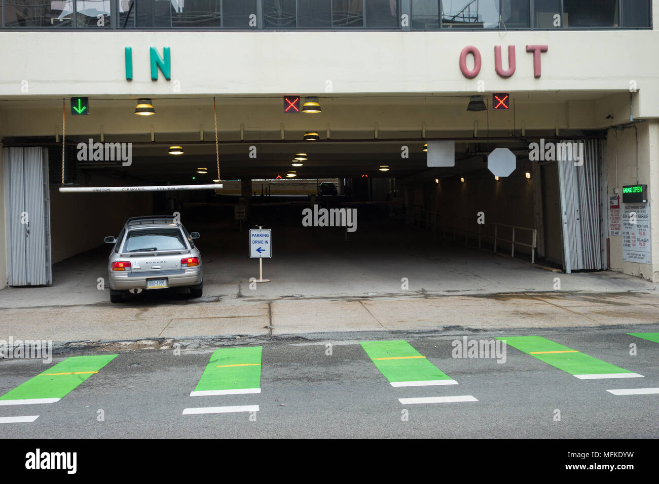 Parking Entrance Stock Photos Parking Entrance Stock Images Alamy