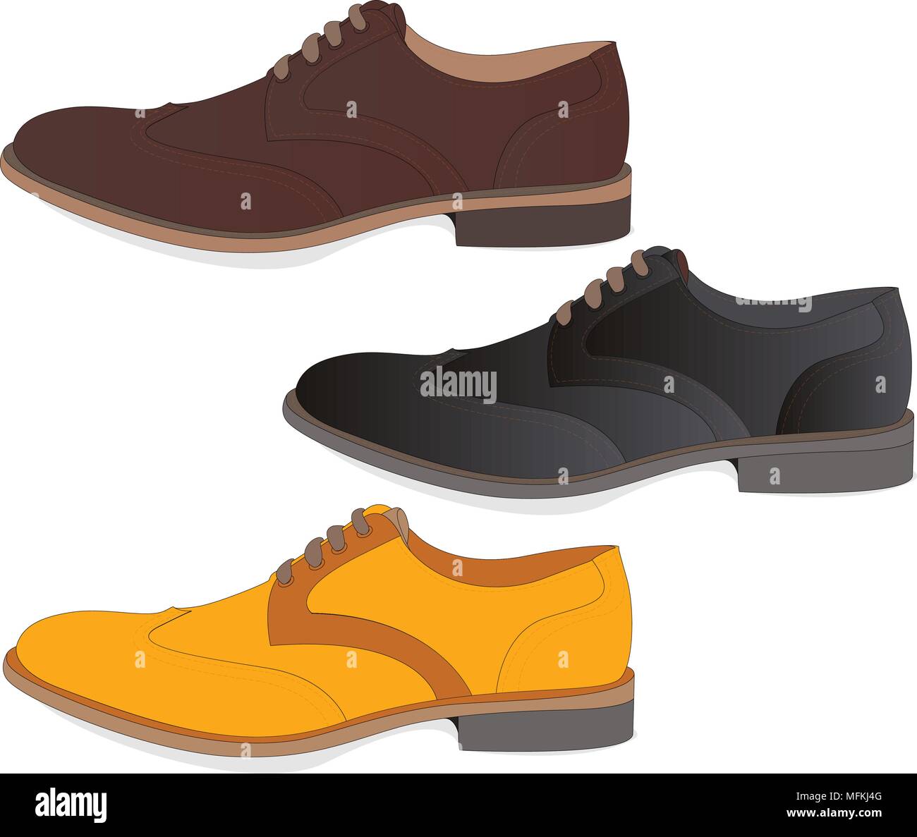 men shoes illustration isolated set Stock Vector Image & Art - Alamy