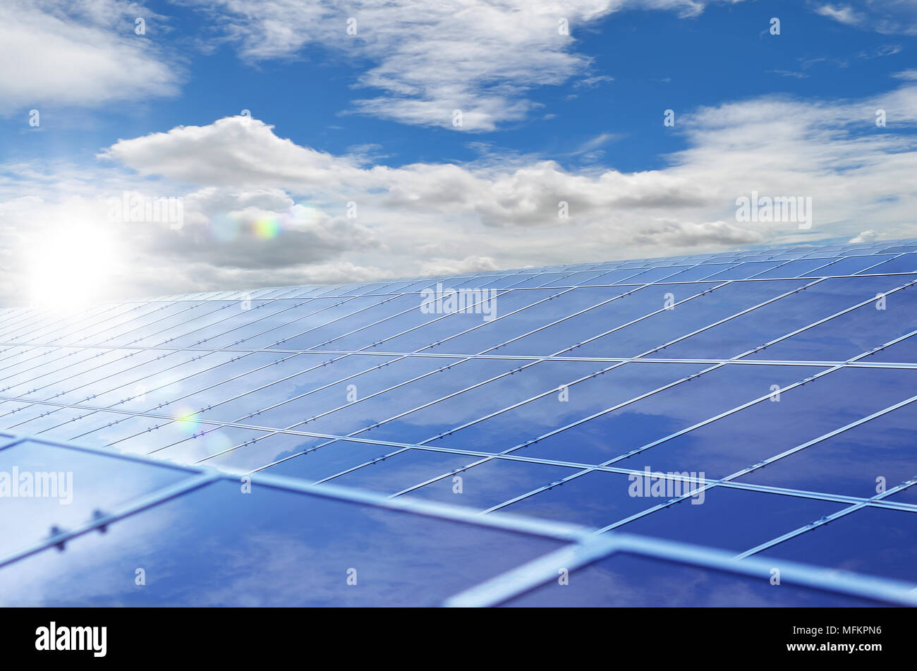 Blue Pattern Solar Blue solar cell pattern hi-res stock photography and images - Alamy