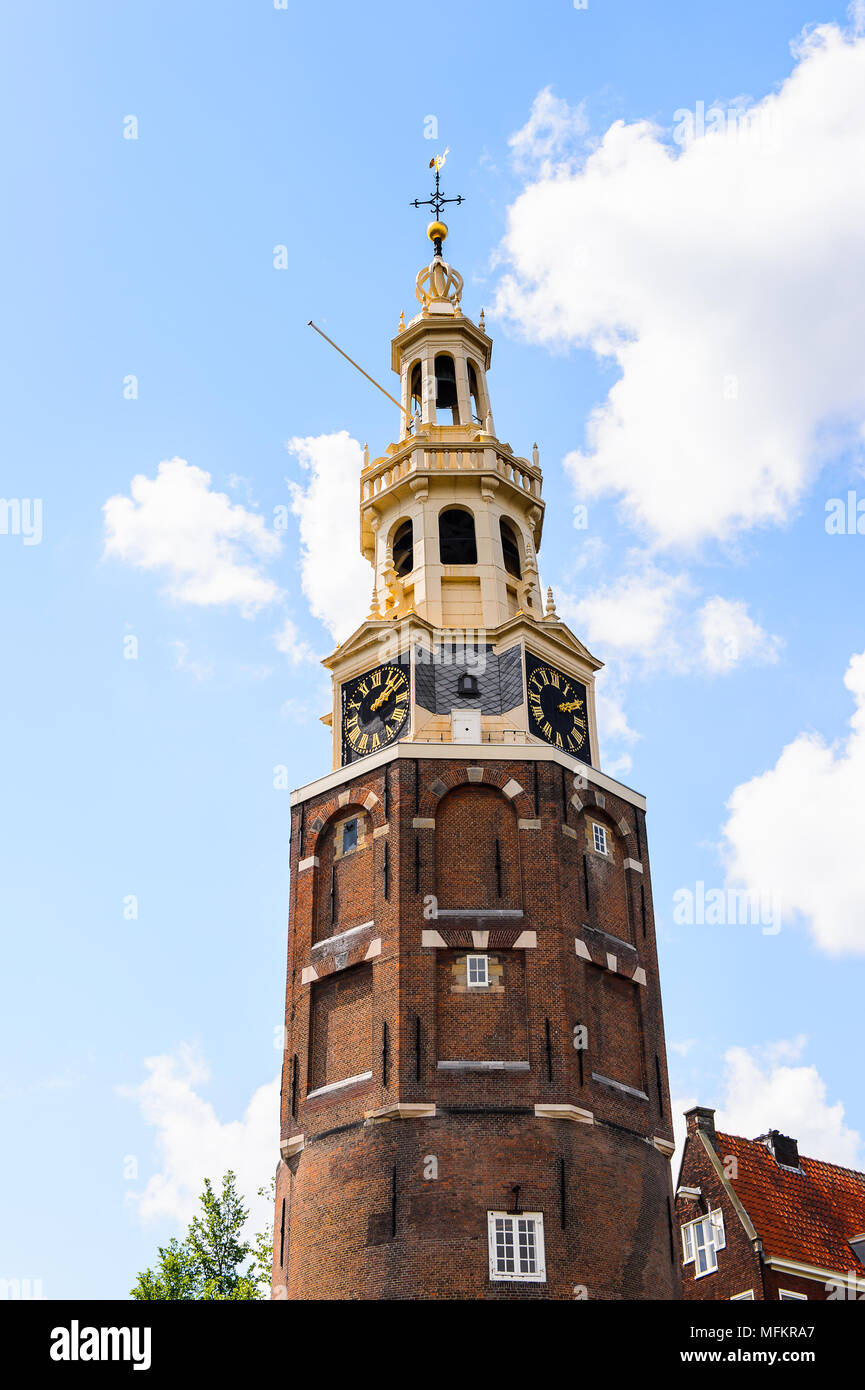 Clock tower in Amsterdam, Netherlands Stock Photo Alamy