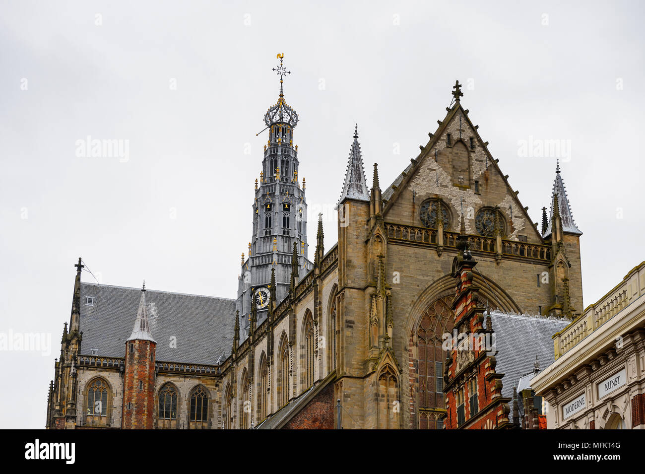 Historic center of Haarlem, Netherlands Stock Photo - Alamy