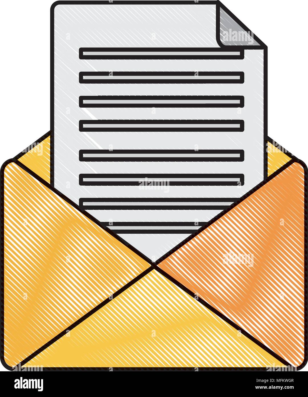 email letter communication message icon Stock Vector Image & Art - Alamy