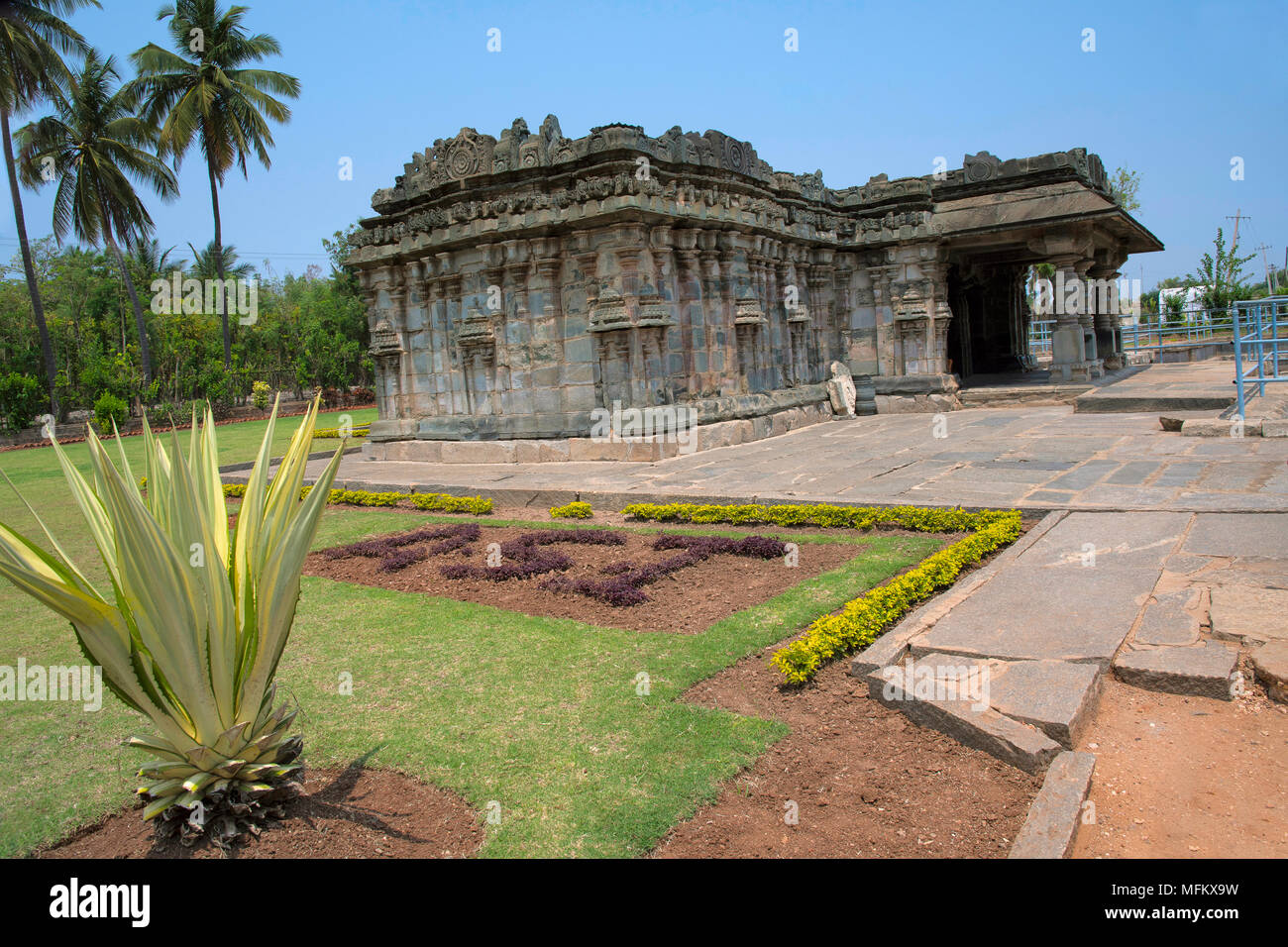 Nanneshwara Temple. Lakkundi in Gadag District of Karnataka Stock Photo