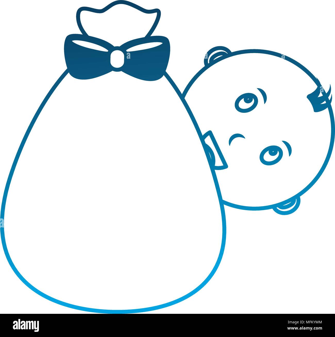 Tucked in blanket Stock Vector Images Alamy